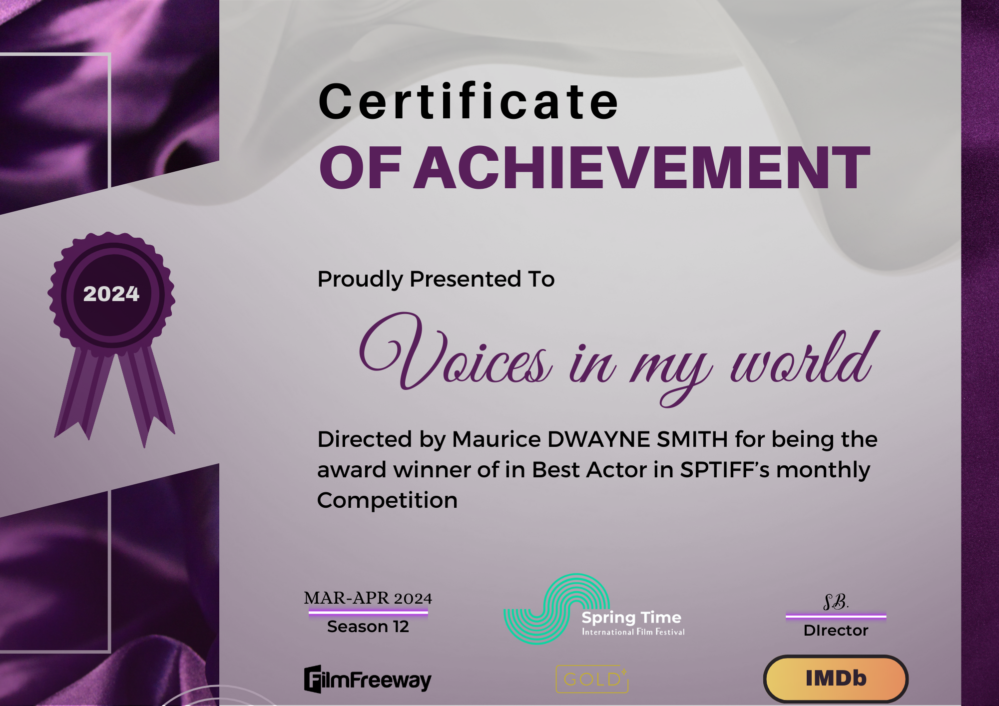 Maurice Smith Profile Picture
