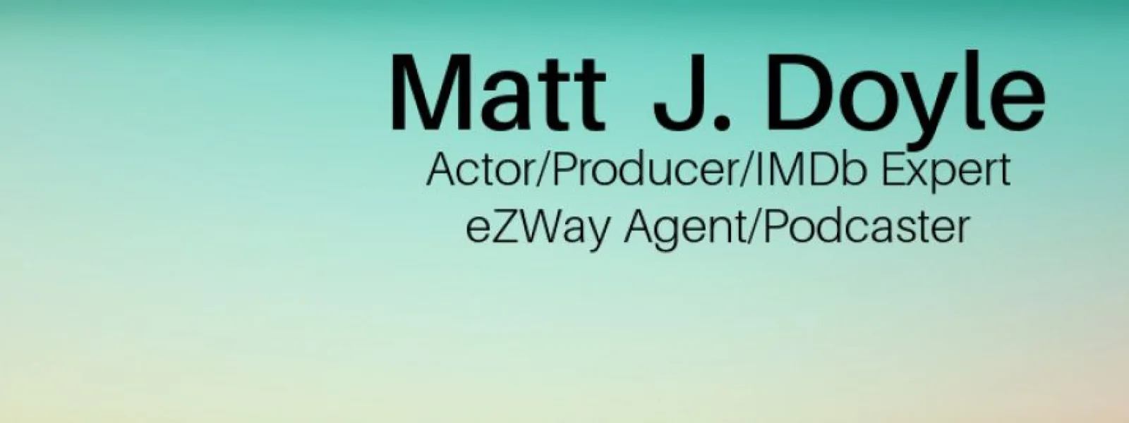 Matt J. Doyle Cover Image