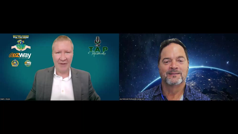 Joe Petroski on TAP Interviews!  He talks about Profoundly Living LLC & eZWay Platinum Membership!