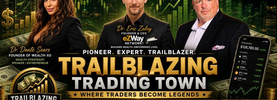 TRAILBLAZING TRADING TOWN Cover Image